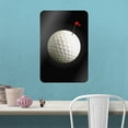 thumbnail image 2 of Golf Ball Moon Flag Golfing Home Business Office Sign, 2 of 3