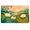 Flannel-Rubber-16x24, variant on Gentle Sheep Sunset Rectangle Rug for Living Room, Boho Style