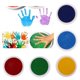 thumbnail image 2 of 5 unidades, 5 colores, sello de almohadilla de tinta forma forma forma grande para niños, pintura de , manualidades para manualidades, fabricación de tarje perfecl Estampado con almohadilla de tinta para pintar con los dedos, 2 of 8