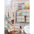 thumbnail image 2 of Easter Kitchen Dish Towels for Drying Dishes Set of 3, Vintage Colorful Bunny Eggs Flowers Polka Dot Plaid Waffle Weave Microfiber Hand Tea Bathroom Towels Quick Dry & Absorbent Towel 15.7x23.6, 2 of 7