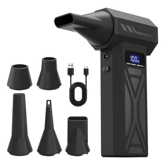 Compressed Air Duster, 110000RPM Electric Air Duster, Super Powerful 4000mAh Mini Air Blower Gun with Fast Charging,Dust Blower for Computer,House,Keyboard,Outdoors,Car