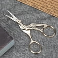 thumbnail image 3 of Reinforced Rivet Handcraft Scissor, Cutting Shear, Durable Gift for Thread Residue Cutting, Paper Cutting Tailor Home Silver,Gold, 3 of 7