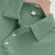 thumbnail image 5 of Ceisia Men's Slim Fit Short Sleeve Polo Shirt Solid Color Vertical Stripe Knit with Chest Pocket Green S Gifts, 5 of 7