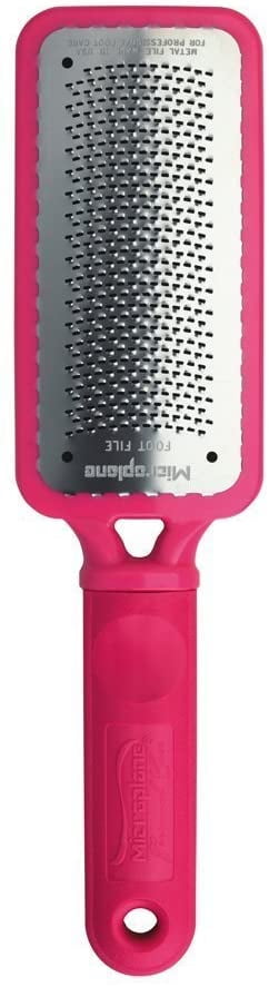 Microplane Colossal Foot File Pedicure Rasp for Dry or Callused Feet - Pink
