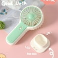 thumbnail image 6 of UttpKLBx Portable Usb Rechargeable Fan Bladeless Portable Mini Fans Tower Handheld Folding Fan Air Conditioner for Bedroom, for Home Office Bedroom (Green), 6 of 8