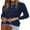 05 Dark Blue, variant on Sweaters for Women Basic Solid Color Crewneck Sweaters Lightweight Pullover Tops Fall Sweater Shermie
