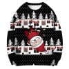 PMUYBHF Homme Hommes Chandails à Capuche Graphiques à Fermeture Éclair Hommes Automne et Hiver Décontracté Tendance Noël Imprimé Chandail à Enfiler Col Rond Chandail à Capuche Chandail en Molleton à Capuche Hommes 2TG