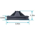 Gerich Disposal Splash Guard Garbage Stopper for InSinkErator Black