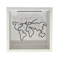 thumbnail image 1 of Personalized Travel Souvenir Storage Box - Modern Design, Photo Display - Wall Decoration for Couples, Adventure Memories & Home Decor, 1 of 4