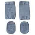 thumbnail image 1 of Dinheiro 1 juego de rodilleras antideslizantes para gatear para bebés y calcetines antideslizantes para bebés, rodilleras neutras para niños, calcetines antideslizantes para el tobillo, 1 of 5