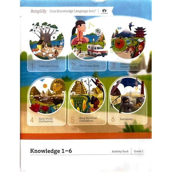 Pre-Owned Amplify Center for Early Reading, Activity Book, Grade 1, Knowledge1-6
