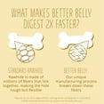 thumbnail image 6 of Better Belly Originals Natural Chicken Liver Flavor Dry Dog Treats, Mini, 26 ct, 6 of 11