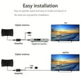 thumbnail image 4 of YOPTOP Instantly Boost Your TV Signal With This 25dB Digital TV Antenna Amplifier - Digital HD Amplifier Boost Your Cable TV Signal - HD TV Antenna Booster For Smart TV  Low Noise Signal, 4 of 7