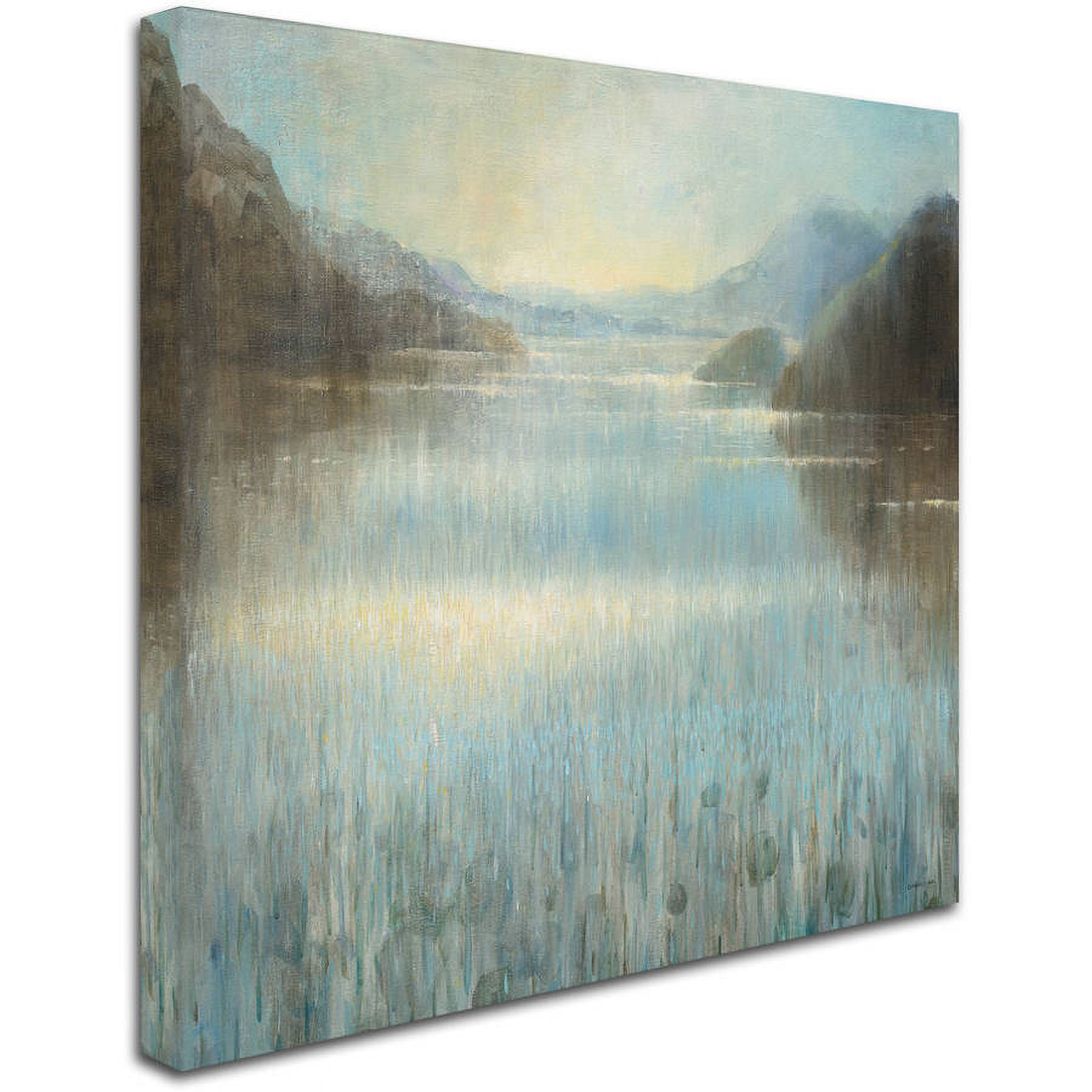 Trademark Fine Art "Through the Mist Square" Canvas Art by Danhui Nai