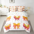 thumbnail image 2 of Erosebridal Magic Butterfly Bedding Twin Size, Princess Ribbon Bedding Sets Twin Size, Cute Cartoon Reversible Bed Set, Ultra Soft Bedroom Decor, 7-Piece, 2 of 6