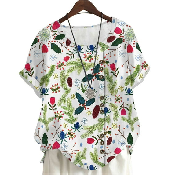 CLOOCL Plus Size Shirts Women Tops Flowers Weed 3D Printed Blouse Summer Clothing