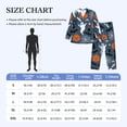 thumbnail image 4 of Picia Halloween Pattern Men’s Long-Sleeve Sleepwear Set - Soft 2-Piece Loungewear with Pockets, Comfy PJs for Relaxing Nights-XX-Large, 4 of 7