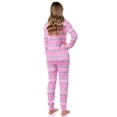 thumbnail image 4 of Barbie Women's Christmas Long Johns Long Sleeve Footless Sleep Pajamas, 4 of 7
