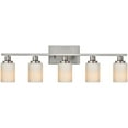 thumbnail image 6 of Melucee Modern Bathroom Light Fixtures, 5 Light Vanity Lights, Brushed Nickel Wall Lamp with White Glass for Bathroom, 6 of 6