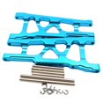 thumbnail image 4 of 1 par de brazos de suspensión de aleación de aluminio para mejorar las piezas del coche RC a escala 1/10. Azul claro, 4 of 9