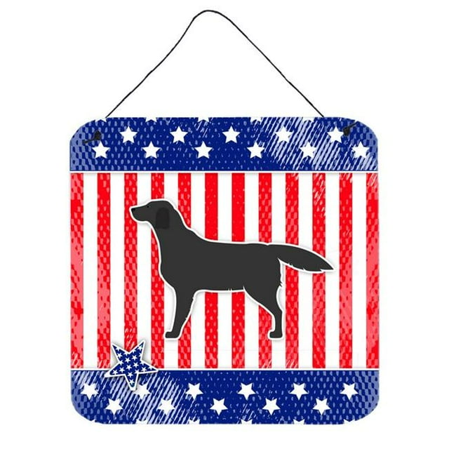 USA Patriotic Black Labrador Retriever Impressions Murales Ou de Porte