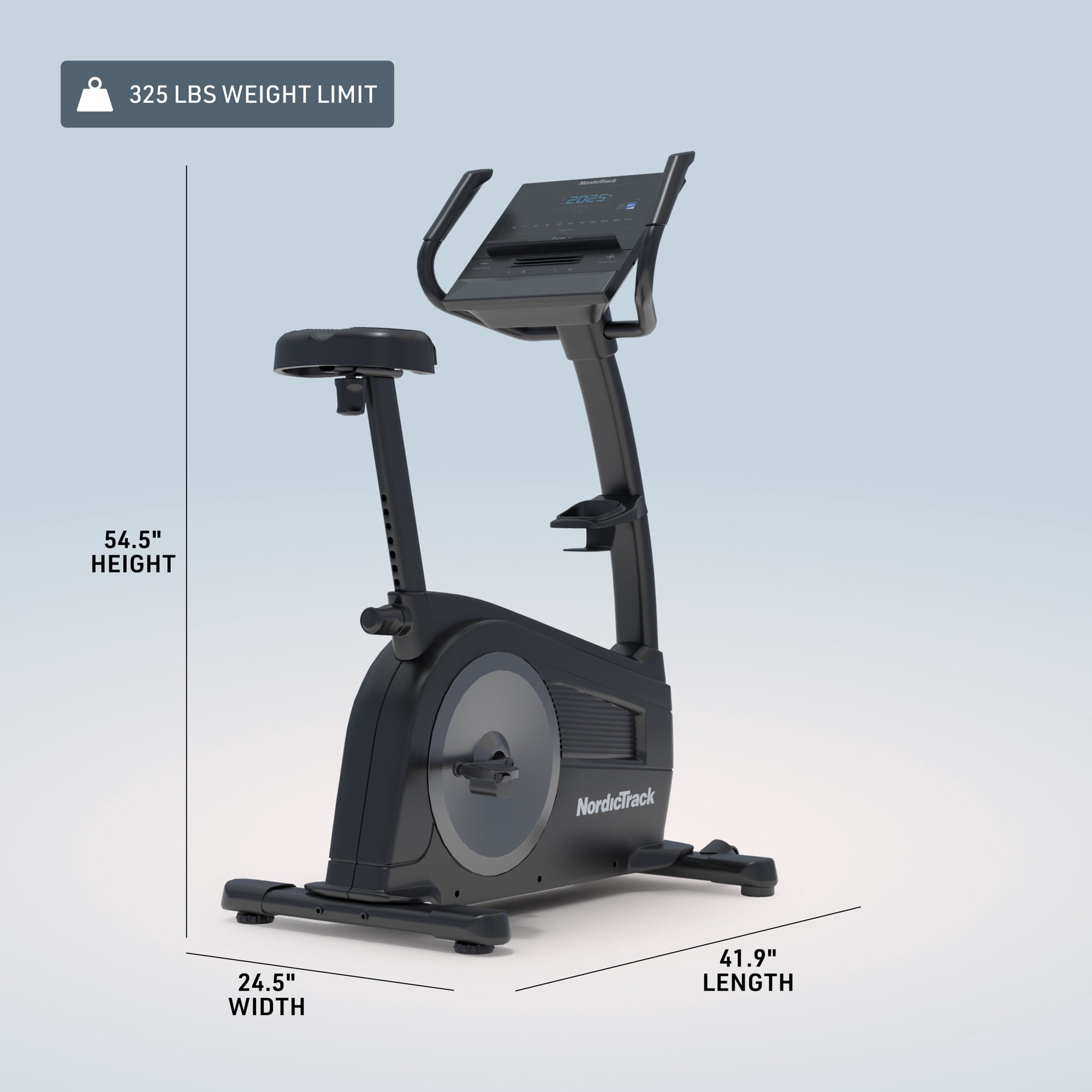 NordicTrack G LE Upright Smart Exercise Bike with 24 Resistance Levels, Silent Magnetic Resistance™,  AutoBreeze™ Fan, SmartAdjust™ Technology & Powered by iFIT