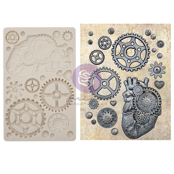 Finnabair Decor Moulds 5"X8"-Love Machine