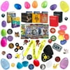 12 Assorted Easter Eggs with Pokemon Supplies Inside - Booster Pack and Accessories - Up Your Game With New Cards - Save Time With Our Prefilled Eggs - Variety of Pokemon Toys and Surprises