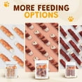 thumbnail image 6 of (2 pack) ASMPET Rawhide Dog Treats Chicken & Duck Wrapped Rawhide Sweet Potato Stick, Long Lasting Dog Bone, Teeth Cleaning for Medium Large Dogs, 10.6oz, 6 of 11