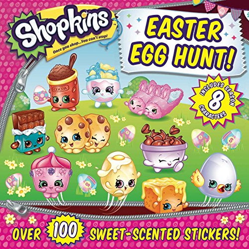 Pre-Owned Shopkins Easter Egg Hunt! [With Sheet of 100 Scented Stickers] (Paperback) 149980640X 9781499806403