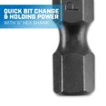 thumbnail image 5 of HART 4-Piece 2-inch Impact Driver Bit Set, Torsion Zone, 5 of 10