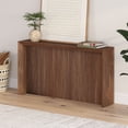 thumbnail image 4 of Evelyn&Zoe Modern/Contemporary 56" Wide Satin Walnut Console Table, 4 of 7