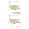 thumbnail image 3 of Funda para columpio Cateissary 2021 jardín al aire libre 3 asientos cubierta sombra patio resistente a los rayos CBP158225, 3 of 6