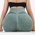 thumbnail image 2 of Women Yoga Shorts High Waist Workout Shorts Fitness Yoga Lift Butt Fitness Ladies Yoga Gym Running Short Pants Sportswear, 2 of 2