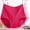 Red, variant on Plus Size Menstrual Leakproof Panties for Women Comfy Seamless High Waist Cotton Underpants Postpartum Period Briefs