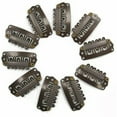thumbnail image 5 of 40Pcs U-Shaped Clamp for Hair Extensions Wig Clips DIY Comb Black Frame & 10Pcs Brown Snap Clips U-Shape Metal Clips, 5 of 5