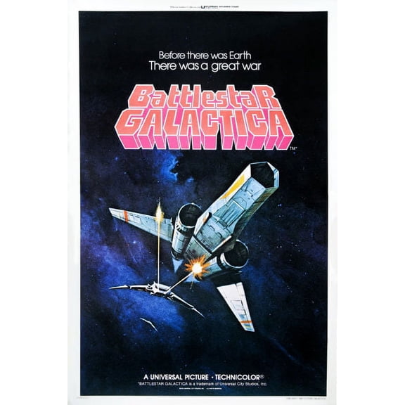 Battlestar Galactica Movie 1978 Poster 27Inx40In 27Inx40In for any room 27x40 Square Adults Best Posters