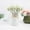 Green, variant on LuxeLiving Simulated Ball Chrysanthemum Bouquet, Lifelike Artificial Decor, Low Maintenance Durable Plastic, Wedding Home Hotel Photography Decoration
