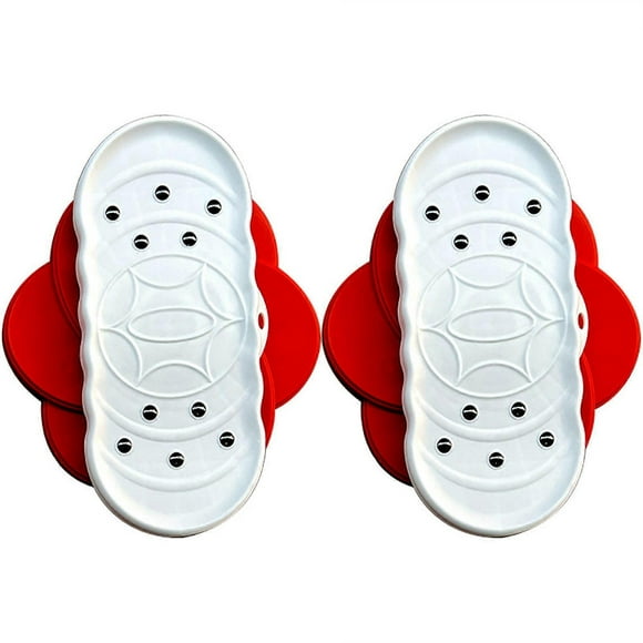 Split Double Pedal Waist Twists Board Anti-Slip Muscles Exercise Trainers for Home Gym