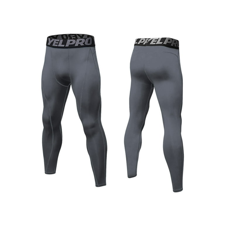 DEVOPS 2 Pack Men's thermal compression pants, Athletic sports Leggings  (Medium, Black/Red)