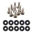thumbnail image 1 of 10pcs/set JDM Style Washer Nut License Plate Bolts Fender Flare Stickers M6x20  Auto Car Styling Tuning Modification, 1 of 7
