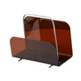 thumbnail image 2 of Luzkey Magazine Holder, Storage Rack, Creative, Versatile, Lightweight, for Filing Books, Newspapers, Brochures, , Recipes, Home Decor Brown, 2 of 8