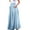 Sky Blue, variant on Fringe Skirt Women's Elastic Waist Pull on Comfy Skirt Black,M