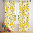 thumbnail image 5 of Blackout Kids Curtains,Pioneer Flower Floral Print Pattern Childrens Insulated Curtains Set Of 2,Bedroom Essentials,Toddler Room Decor 42"x84", 5 of 5