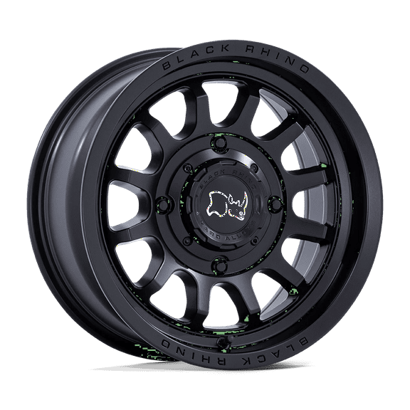 Black Rhino Powersports Cast Aluminum Wheel BU001 15x7 4x137 M-BLK 10mm, BU001MX15704810