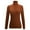 Orange, variant on Turtleneck Ribbed Sweaters for Women Cute Solid Color Knitted Warm Slim Fitted Sweater Long Sleeve Stretch Casual Fall Winter Base Layer Pullover Tops Orange M