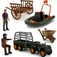 thumbnail image 4 of 1 juego de simulación de conductor de granja modelo de motocicleta juguete realista Mini adorno de granja, 4 of 5