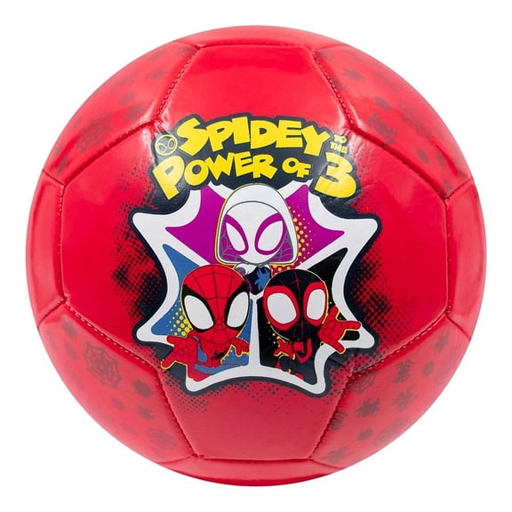Balón de Fútbol Voit Spidey Power of 3 Rojo