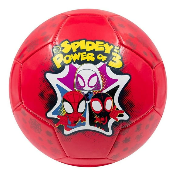 Balón de Fútbol Voit Spidey Power of 3 Rojo