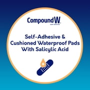 Compound W Maximum Strength One Step Plantar Wart Remover Foot Pads, Salicylic Acid, 20 Count